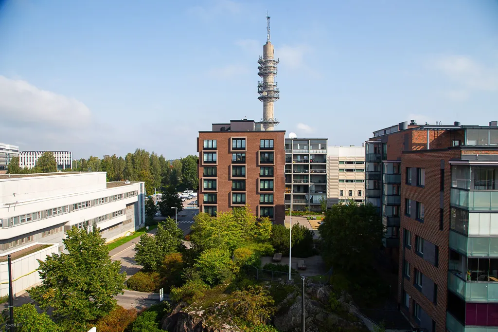 Vue aérienne - Modern Two-Bedroom Apartment with Sauna in Pasila