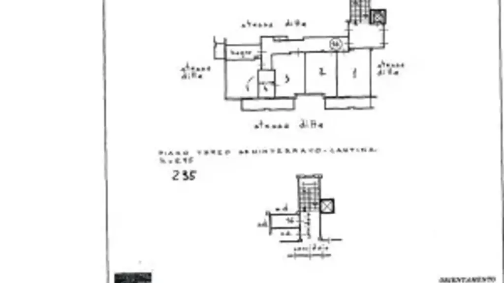 Plan - Cascina with Private Garden in Acqui Terme