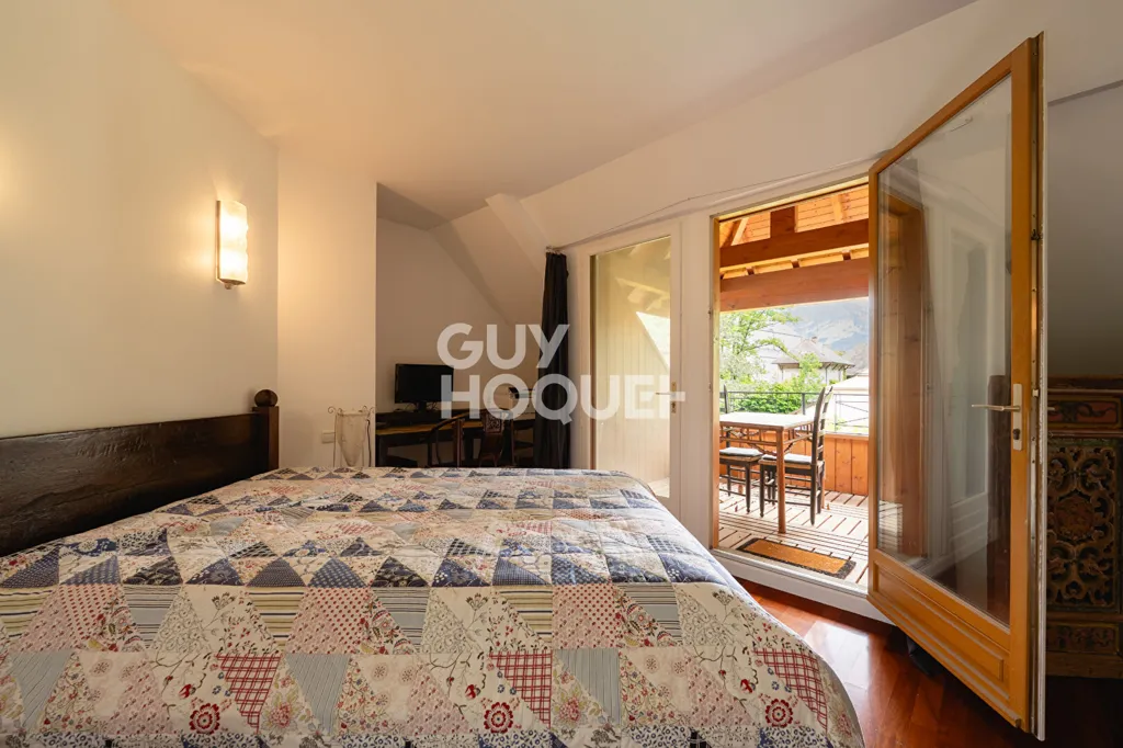 Bedrooms - 5-Piece Apartment with Balcony in Sevrier