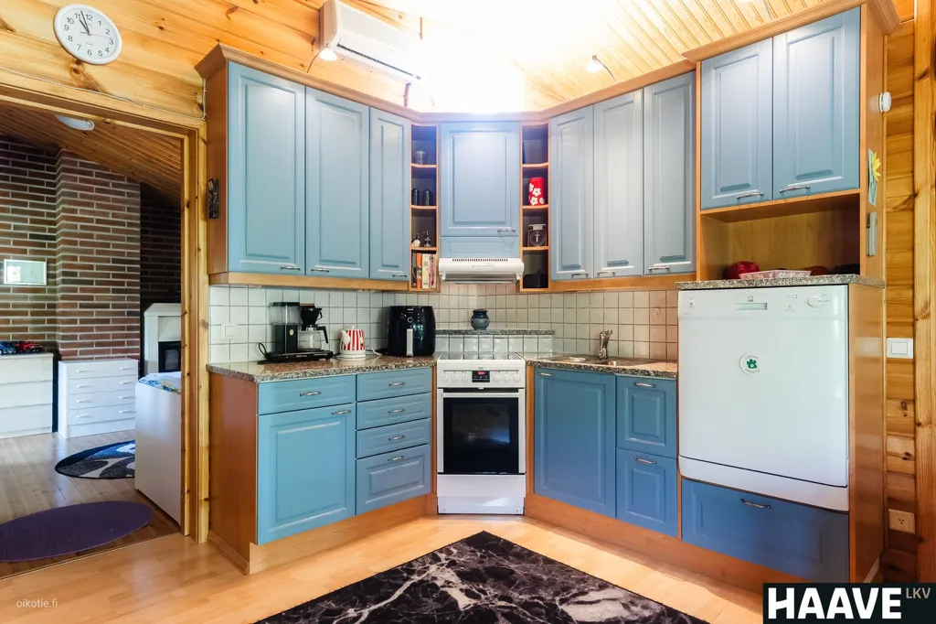 Kitchen - Country House with Lake in Rauma