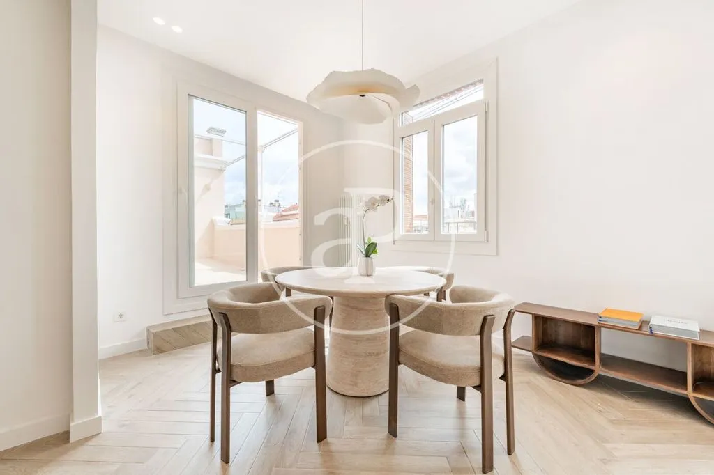 Söögituba - Outdoor Penthouse in Ponzano, Chamberí