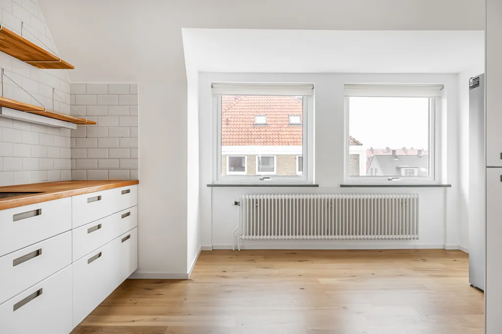 Köök - Modern Penthouse with Balcony in Landskrona