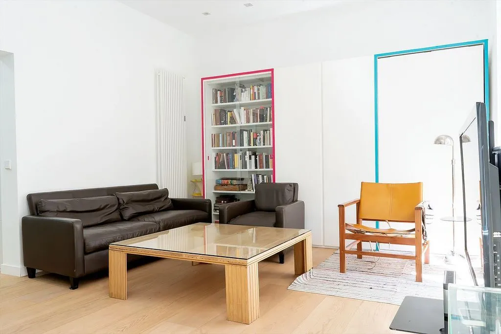 Séjour - Fully Renovated Flat with Balcony in Trafalgar