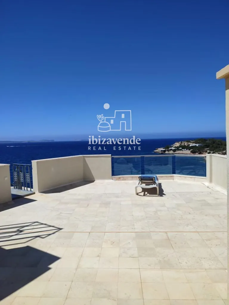 Terrasse - Studio with Sea View in Sant Antoni de Portmany