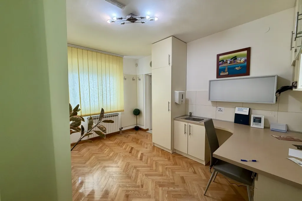 Cuisine - Commercial Apartment with Glazed Hallway in Trstenik