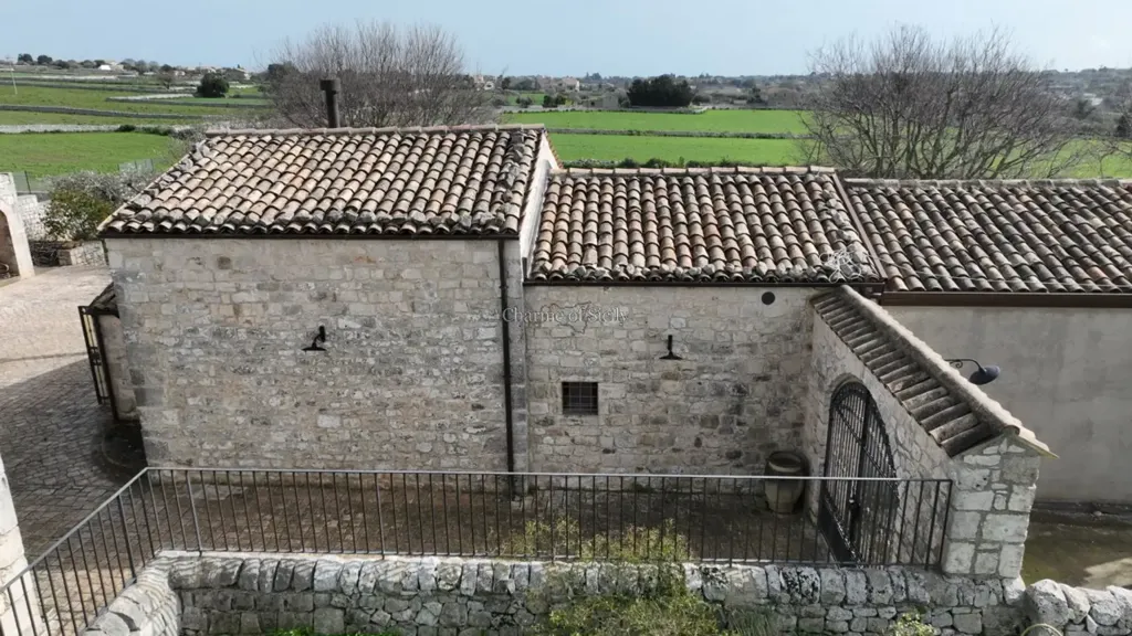 Exterior - Historic Stone Villa with Garden in Modica