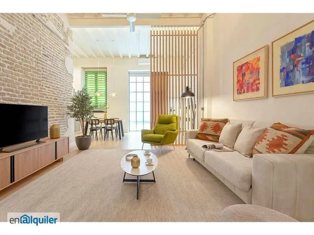 Séjour - Loft with Air Conditioning in Seville's Old Town