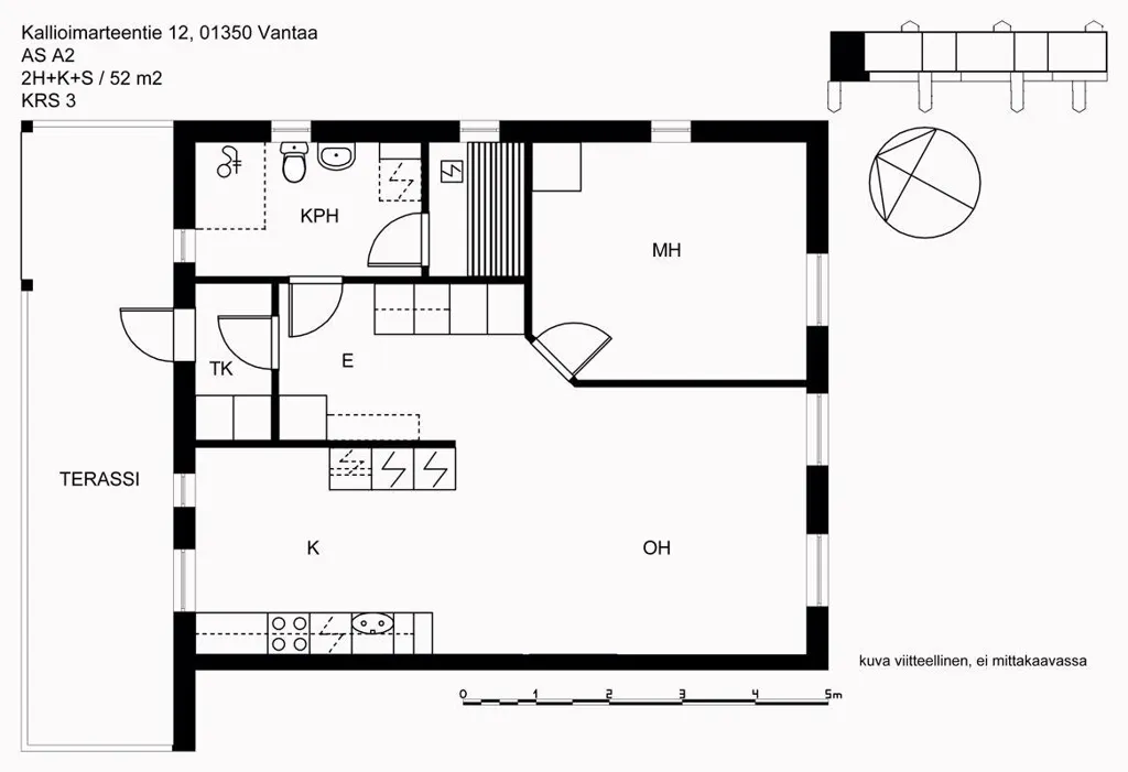 Plan - Apartment with Private Sauna in Simonkylä