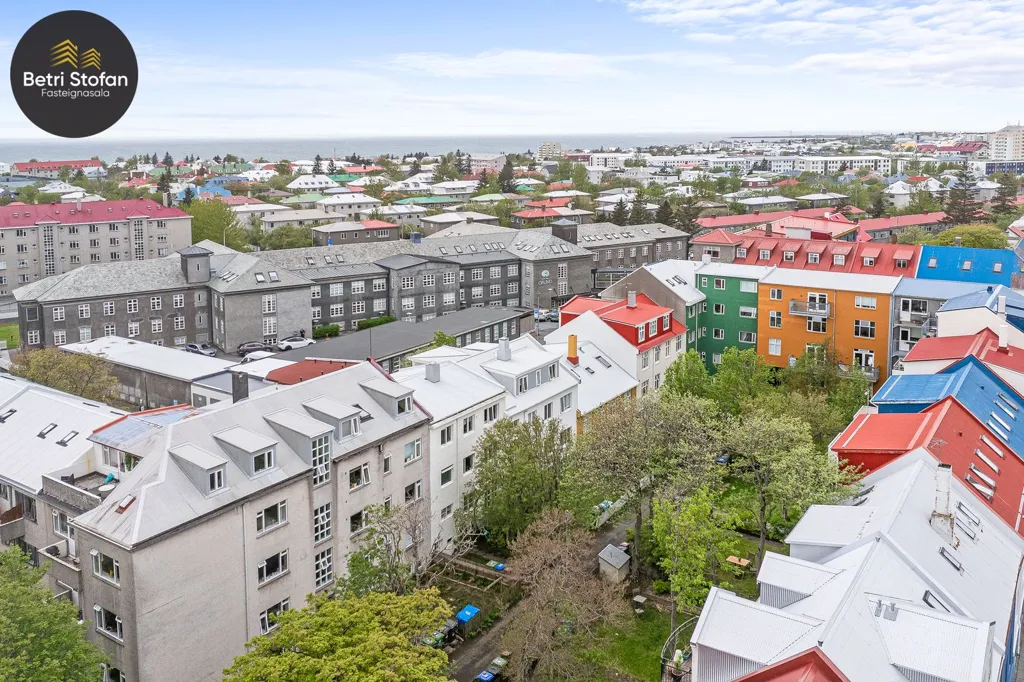 Õhuvaade - Stein-built Flat with Balcony in Reykjavik