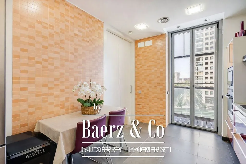 Köök - Luxury Flat with Sea View in Diagonal Mar, Barcelona
