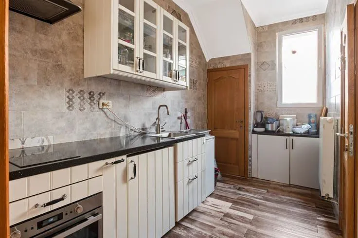 Köök - 1-Bedroom Apartment with Terrace in Antwerp