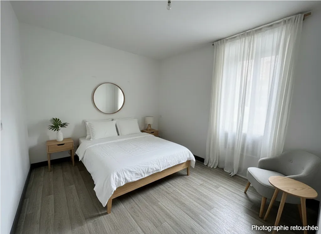 Camere da letto - Flat with Kitchen in Riaillé