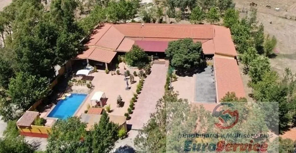 Vue aérienne - Rustic Finca with Pool near Madrid