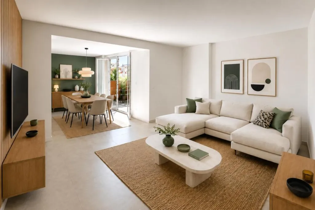 Séjour - Appartement T3 avec Terrasse à Narbonne