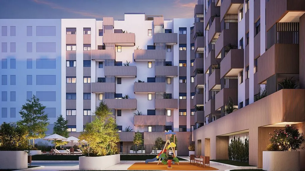 Jardin - New Flat with Pool in Los Berrocales, Madrid