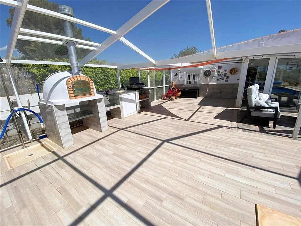Terrasse - Modern Chalet with Pool and Terrace in Huércal-Overa