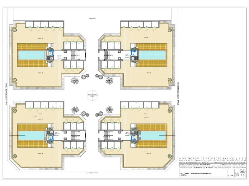 Plaan - Apartment with Terraces and Pool in Almoradí