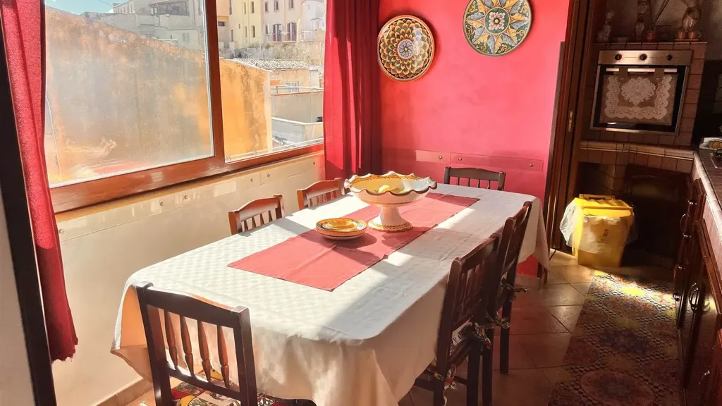 Dining Room - Restored House with Sea View in Sciacca