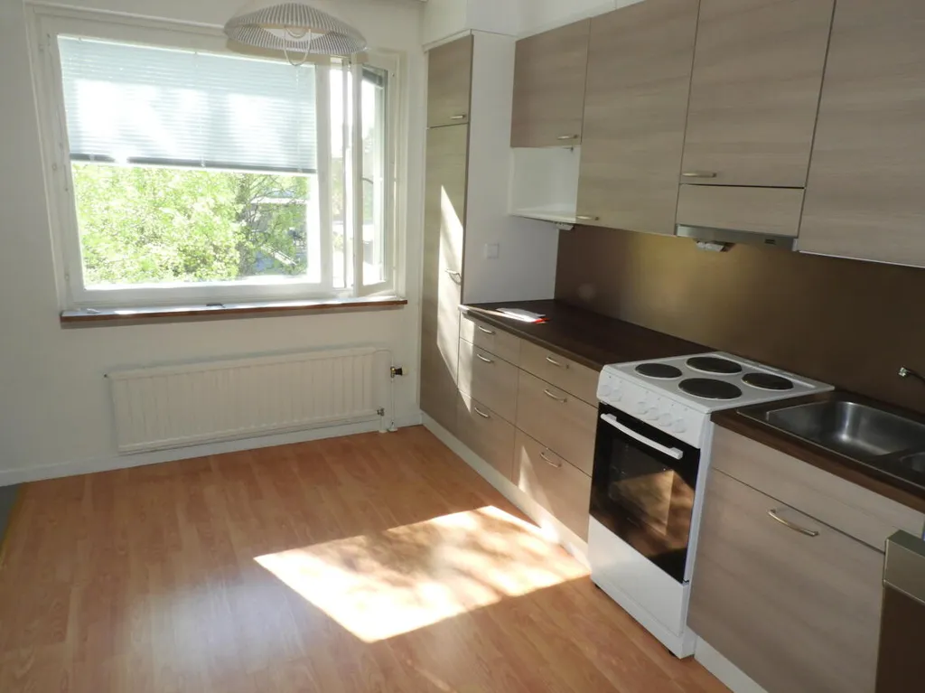 Kitchen - Apartment with Balcony in Nurmeksen Centre