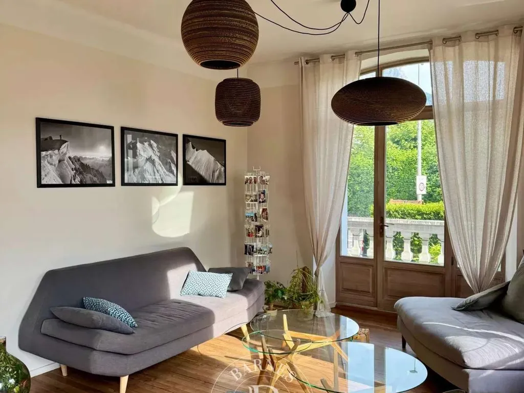 Living Room - Traditional House with Mont-Blanc Views in Sallanches