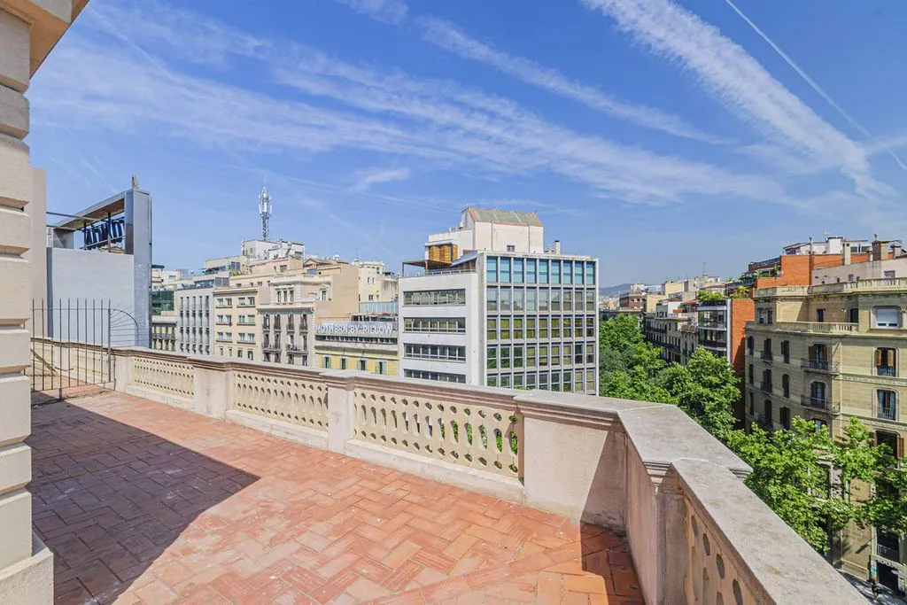 Balcone - Penthouse with Panoramic Views in Dreta de l'Eixample