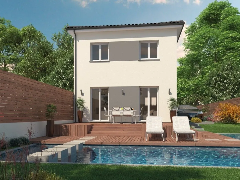 New Build Plot with Garden in Heugas