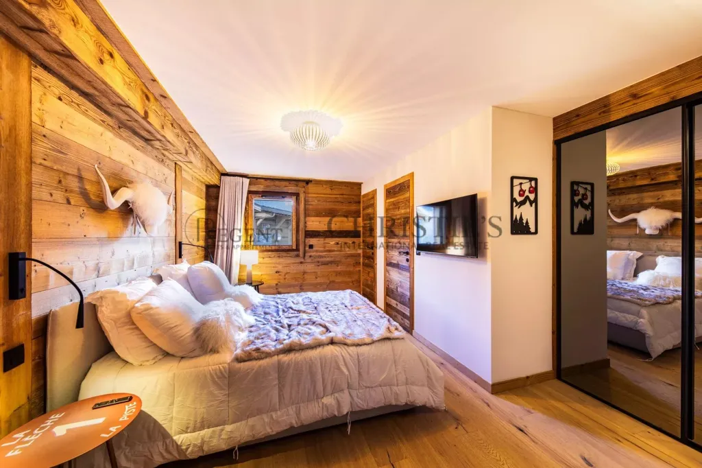 Bedrooms - Chalet with Mountain View in Les Gets