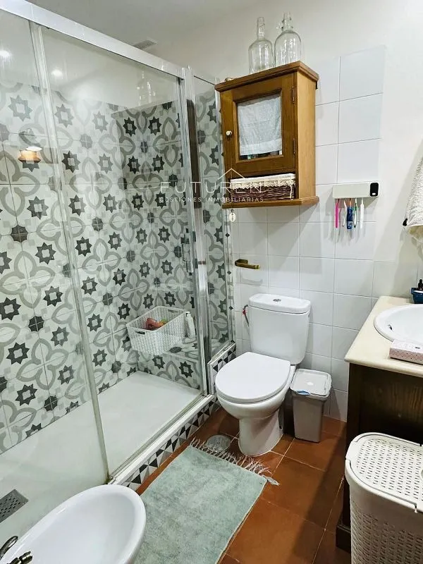 Salles de bain - Semi-detached House with Air Conditioning in La Línea de la Concepción