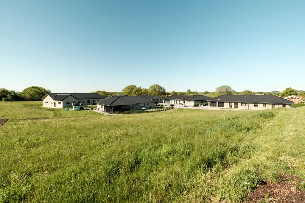 Vue aérienne - Buildable Plot with No Building Obligation in Ødsted