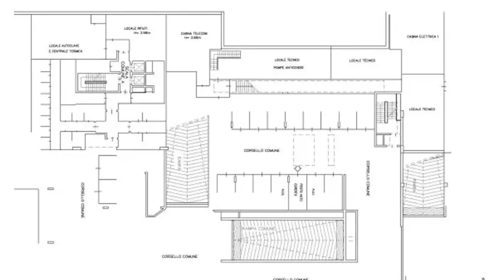 Floor Plan - Modern Apartment with Balcony in Milan