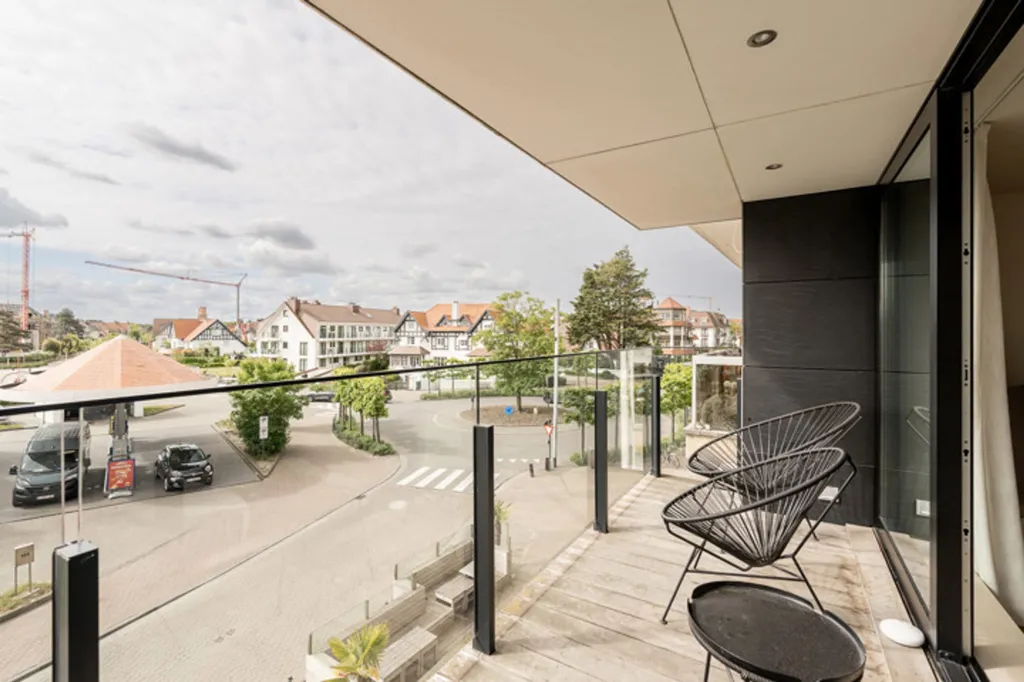 Balcon - Appartement d'Angle avec Vue Dégagée à Zoute