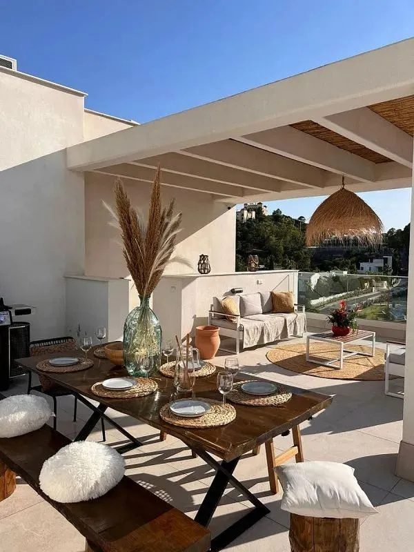 Terrasse - Penthouse with Pool in Benahavís