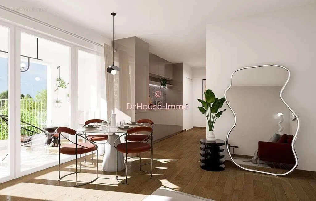 Salle à manger - Appartement Lumineux avec Balcon à Vannes