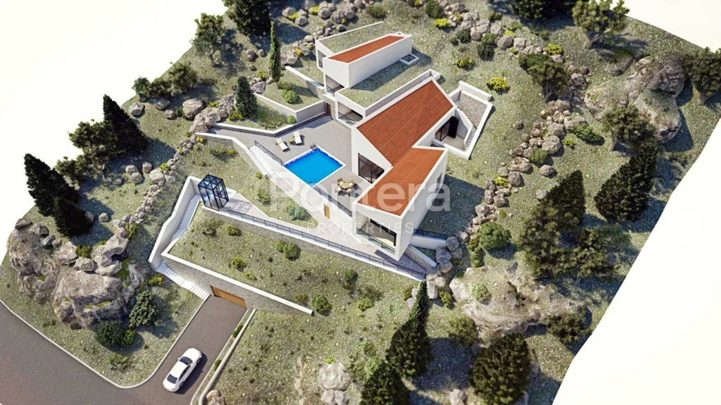 Modern Villa with Sea View in Starigrad