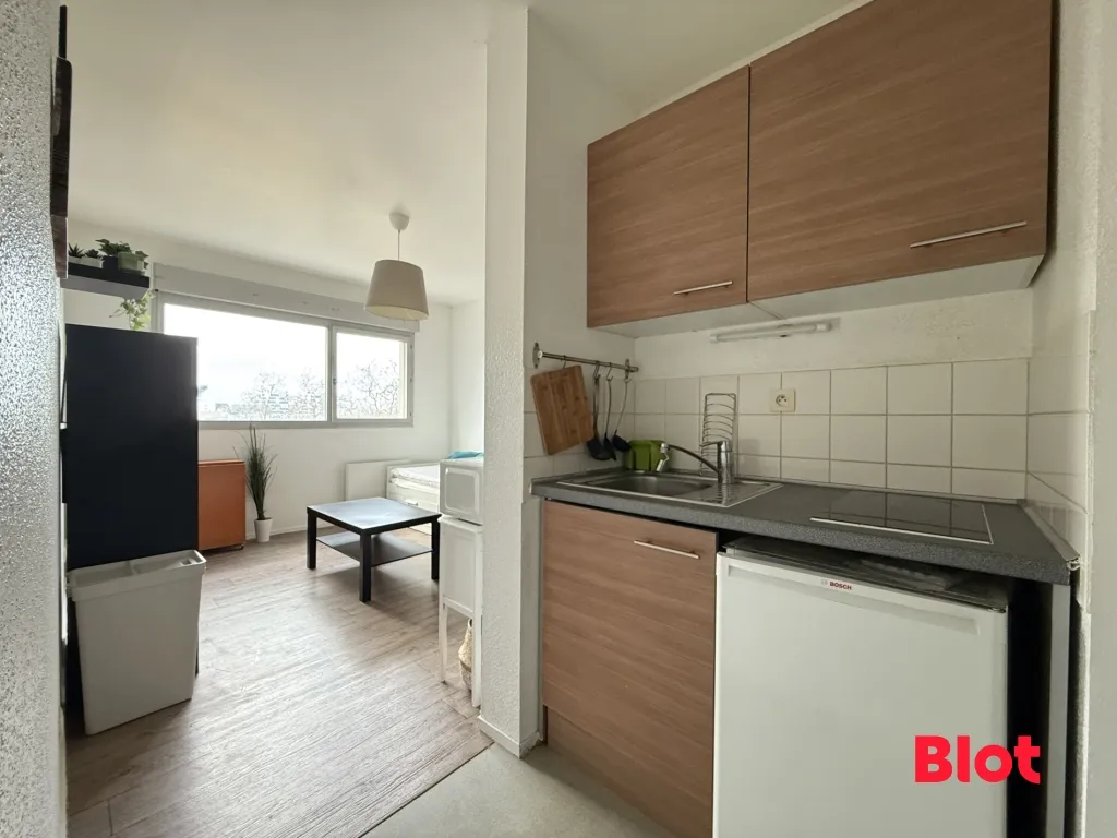 Cucina - Studio with Lift near Metro in Rennes