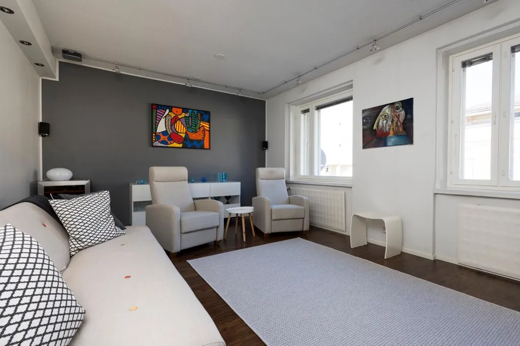 Séjour - Appartement 2 pièces à Hämeenlinna