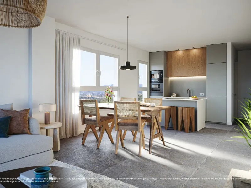 Dining Room - Seaview Apartments with Infinity Pool in Mijas