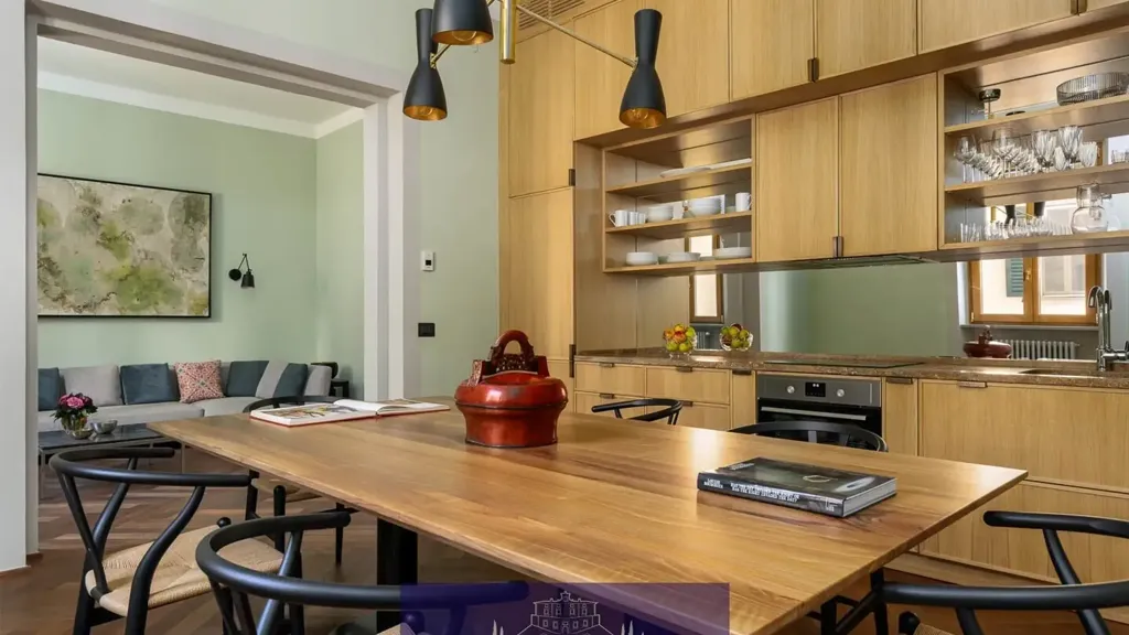 Söögituba - Characterful Apartment with Garden Access in Florence