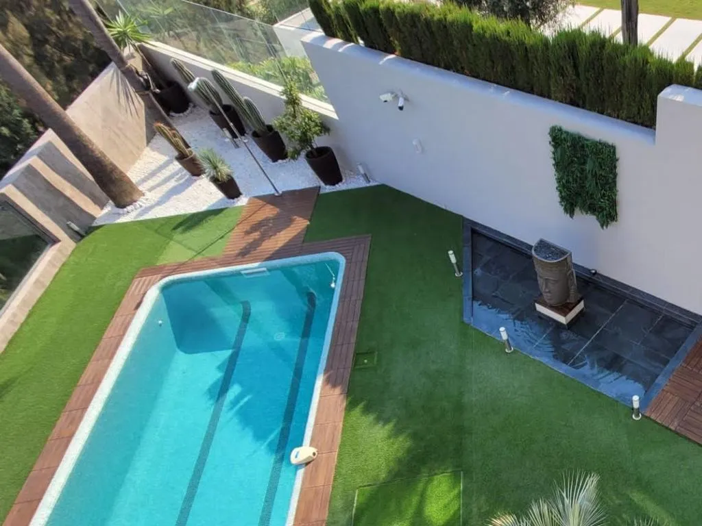 Vue aérienne - Luxury Villa with Heated Pool in Benahavís