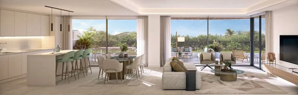 Séjour - Luxury Apartment with Pool in Estepona