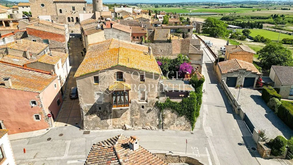 Aerial - Traditional Masía in Bellcaire d'Empordà