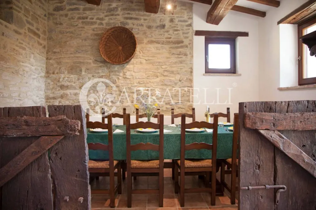 Söögituba - Luxury Farmhouse with Pool in Città di Castello