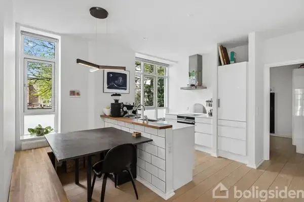 Köök - Renovated Flat with Classic Charm in Frederiksberg