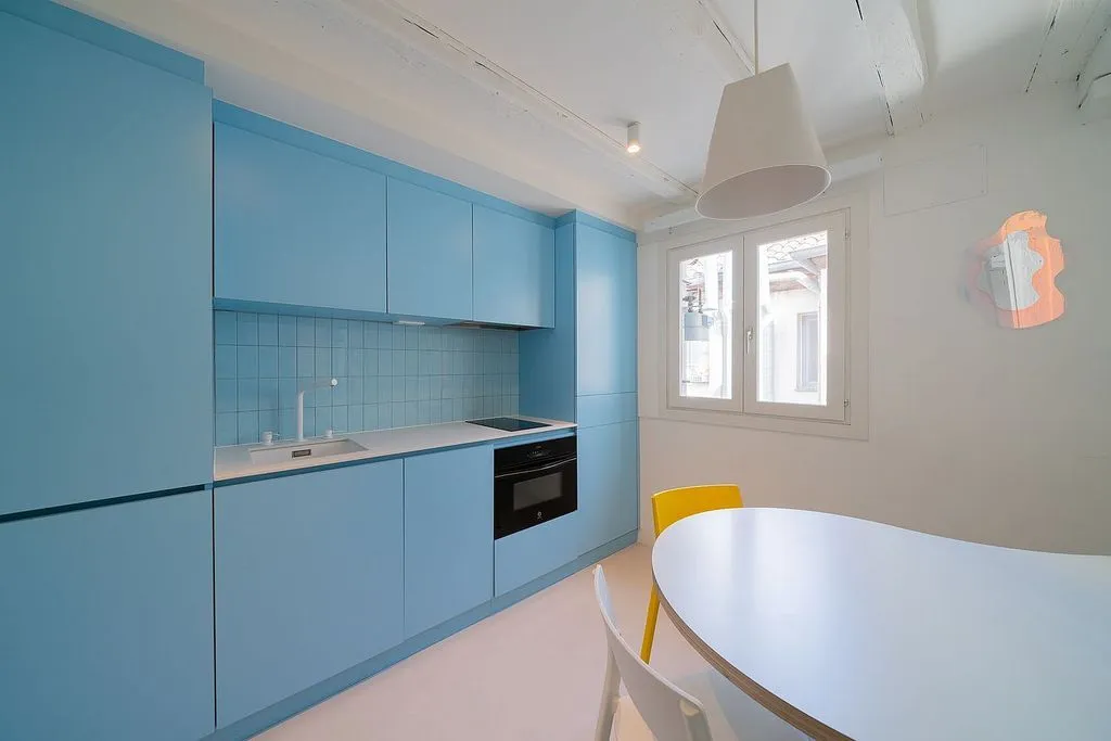 Kitchen - Furnished Flat with Historic Charm in Madrid