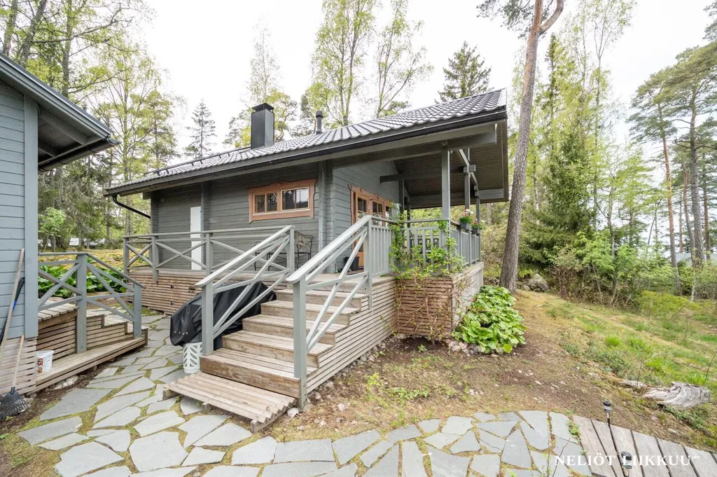 Välivaade - Modern Cabin with Sauna in Kuiva Hevonen