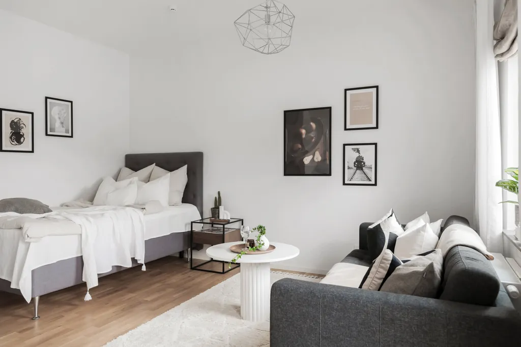 Magamistoad - Modern 1-Bedroom Flat with West View in Vällingby