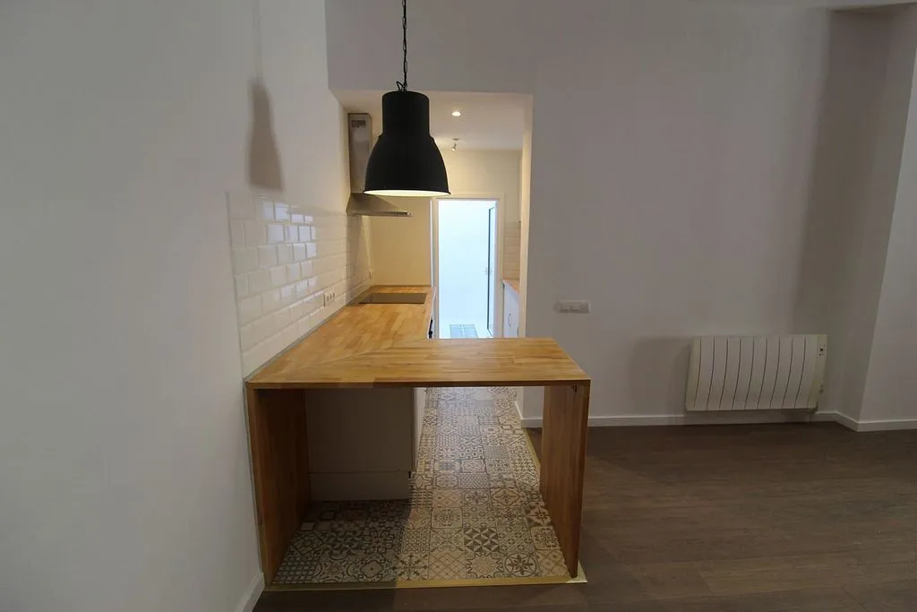 Köök - Renovated Flat with Air Conditioning in Barcelona