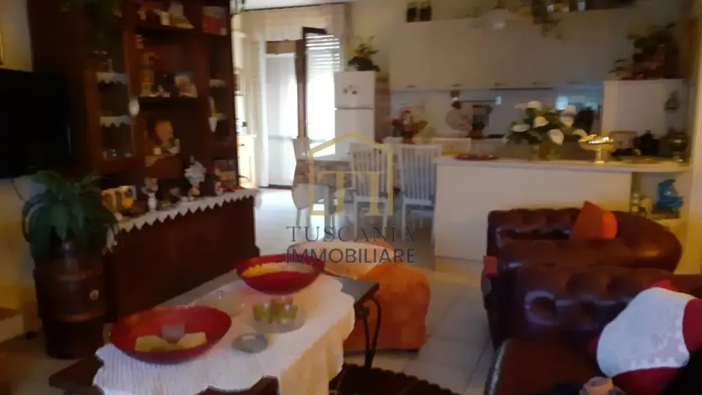 Séjour - Apartment with Terrace in Montaione