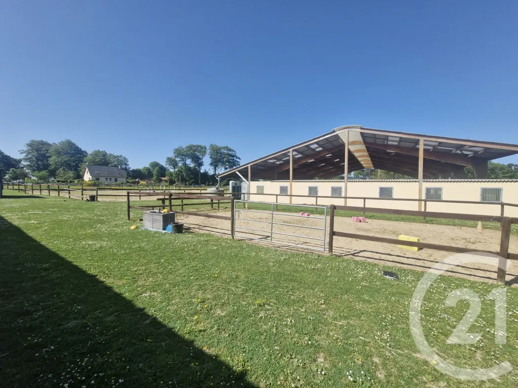 Jardin - Centre Équestre avec Carrières à Blosseville-sur-Mer