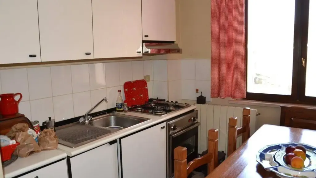 Cuisine - Two-Level Apartment with Panoramic Terrace in Ovindoli